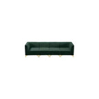 Meridian Furniture, Canapé modulable en velours Alina