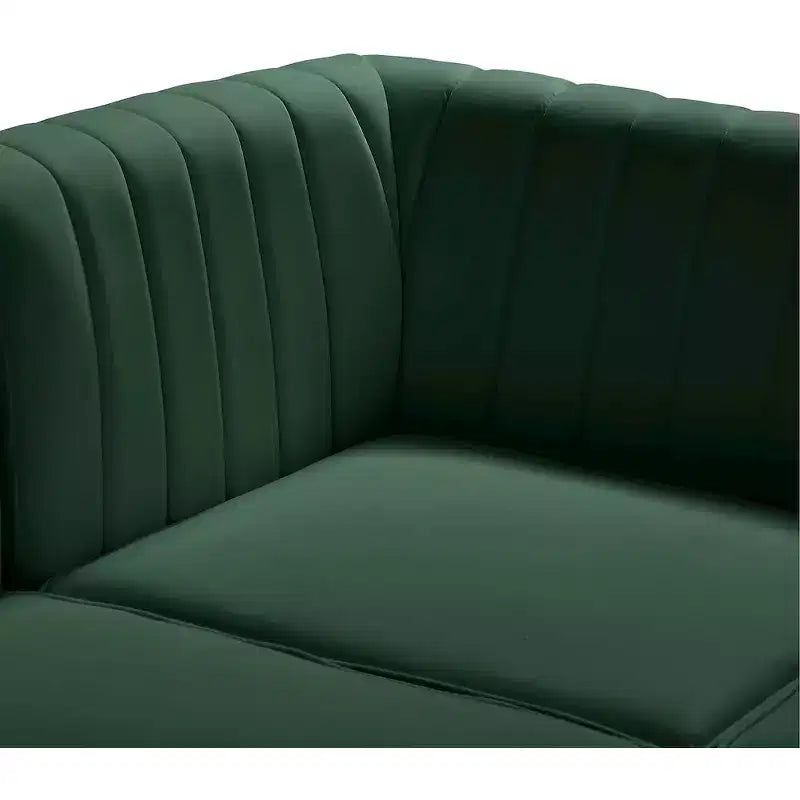 Meridian Furniture, Canapé modulable en velours Alina