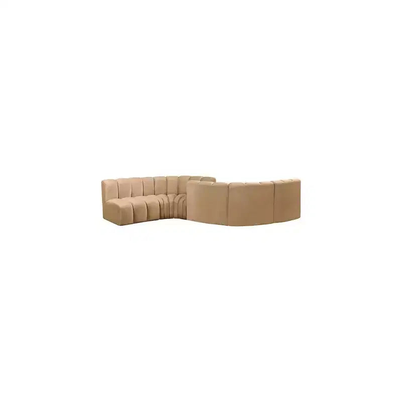Meridian Furniture, Canapé modulable Arc en velours