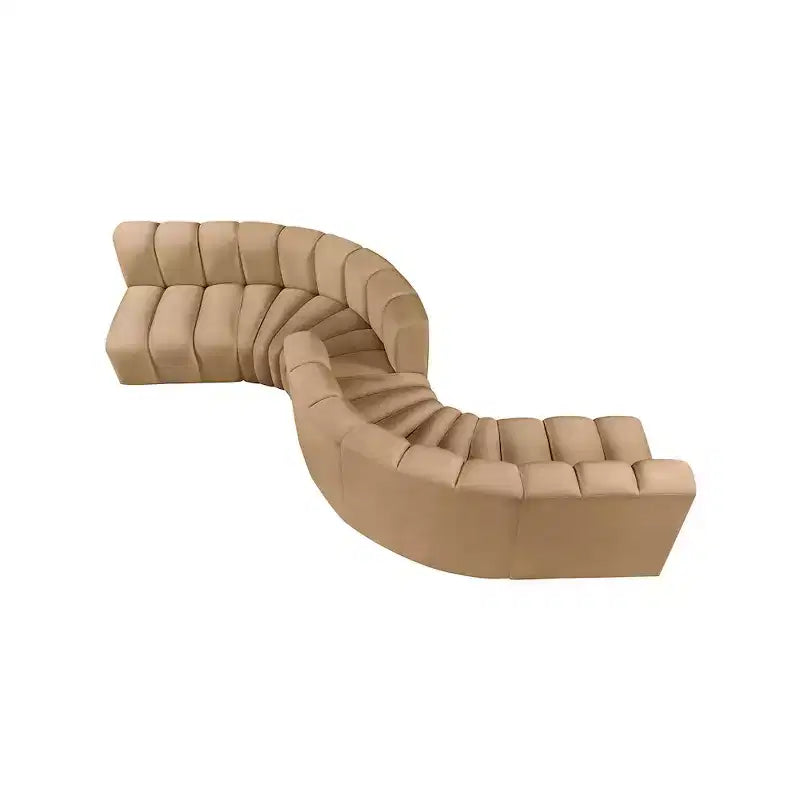 Meridian Furniture, Canapé modulable Arc en velours