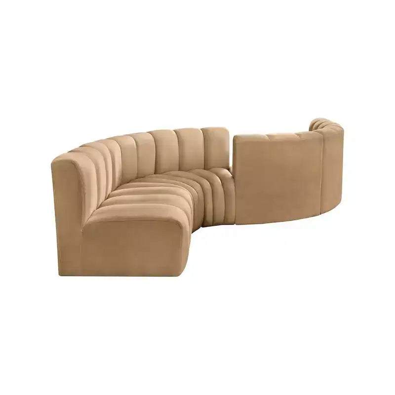Meridian Furniture, Canapé modulable Arc en velours