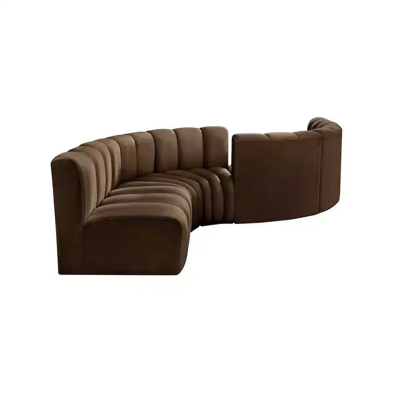 Meridian Furniture, Canapé modulable Arc en velours
