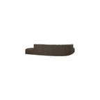 Canapé modulable en tissu bouclé marron Arc Meridian Furniture