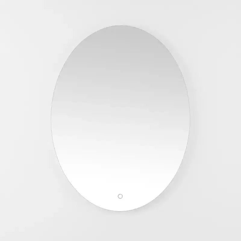 Nolan 24 Aluminum LED Oval Mirror - LMR1005 - White - Safavieh