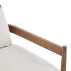 Christopher Knight Home Zuka, Chaises de salle à manger modernes du milieu du siècle en rotin et bois avec coussins (Lot de 2)