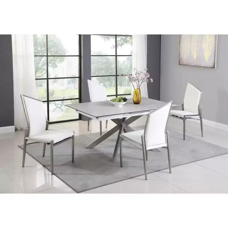 Chintaly Imports, chaise d'appoint contemporaine à dossier mobile - Lot de 2