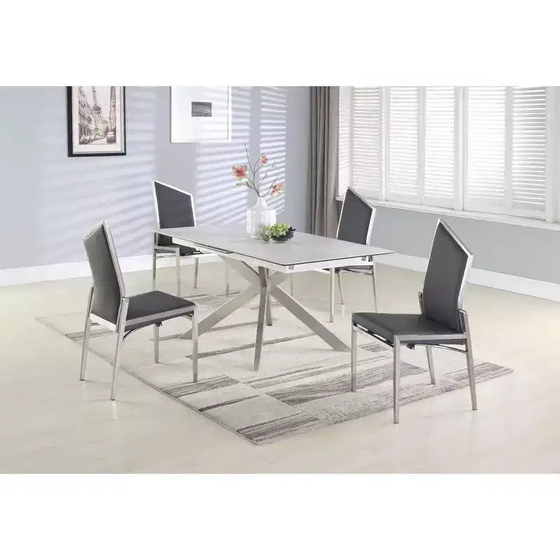 Chintaly Imports, chaise d'appoint contemporaine à dossier mobile - Lot de 2