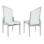Chintaly Imports, chaise d'appoint contemporaine à dossier mobile - Lot de 2