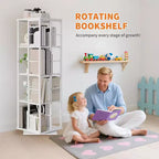 Étagère de rangement rotative en métal Acekool à 4 niveaux, avec roulement à billes à 360°, organiseur d'angle, style industriel