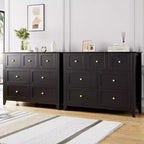 Commode à 7 tiroirs pour téléviseur de 48 pouces, meubles de rangement modernes en bois pour salon, chambre à coucher, dressing, bureau à domicile
