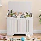 Banc de rangement décoratif Acekool, coffre d'entrée double usage avec charnière de sécurité