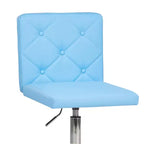 Chaise de bureau sans accoudoirs VECELO en cuir PU, réglable en hauteur et pivotante à 360° pour la maison ou le bureau