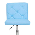 Chaise de bureau sans accoudoirs VECELO en cuir PU, réglable en hauteur et pivotante à 360° pour la maison ou le bureau