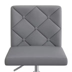 Chaise de bureau sans accoudoirs VECELO en cuir PU, réglable en hauteur et pivotante à 360° pour la maison ou le bureau