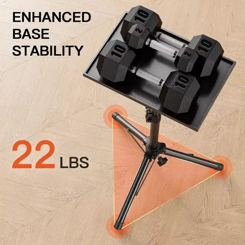 Support de projecteur, support d'ordinateur portable avec hauteur réglable de 56 à 91 cm, support de projecteur robuste, support DJ, trépied de projecteur portable