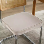 Lot de 2 chaises de salle à manger modernes du milieu du siècle, vert olive, chaises d'appoint en velours avec dossier en rotin naturel et piètement en chrome inoxydable