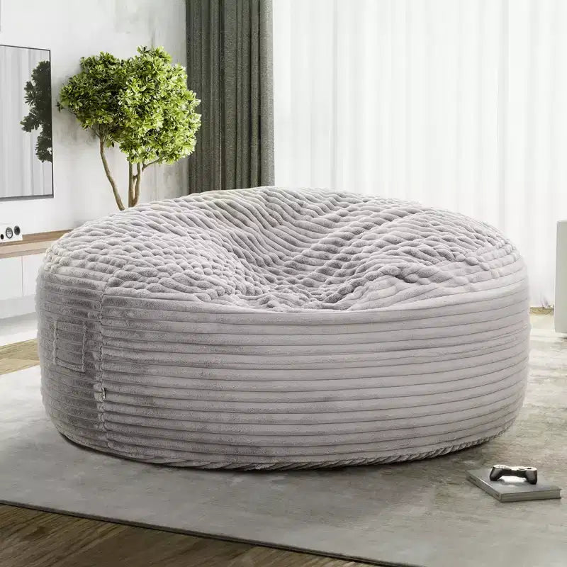 Pouf poire en fausse fourrure HomeStock Kade, 1,80 m