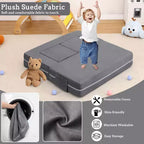 Canapé convertible pour enfant, 3 pièces, lit canapé en mousse, canapé modulaire pour chambre d'enfant ou salle de jeux