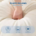 64.9 Grand pouf géant pour adultes et animaux domestiques avec 5 positions réglables, 2 coussins moelleux, chaise longue pouf en chenille