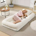 64.9 Large Bean Bag for Adult & Pets with 5 Adjustable Position, 2 Soft Pillows, Chenille Bean Bag Lounge Chaise
