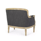 Fauteuil club en tissu tapissé de style campagnard français Christopher Knight Home Tamarisk