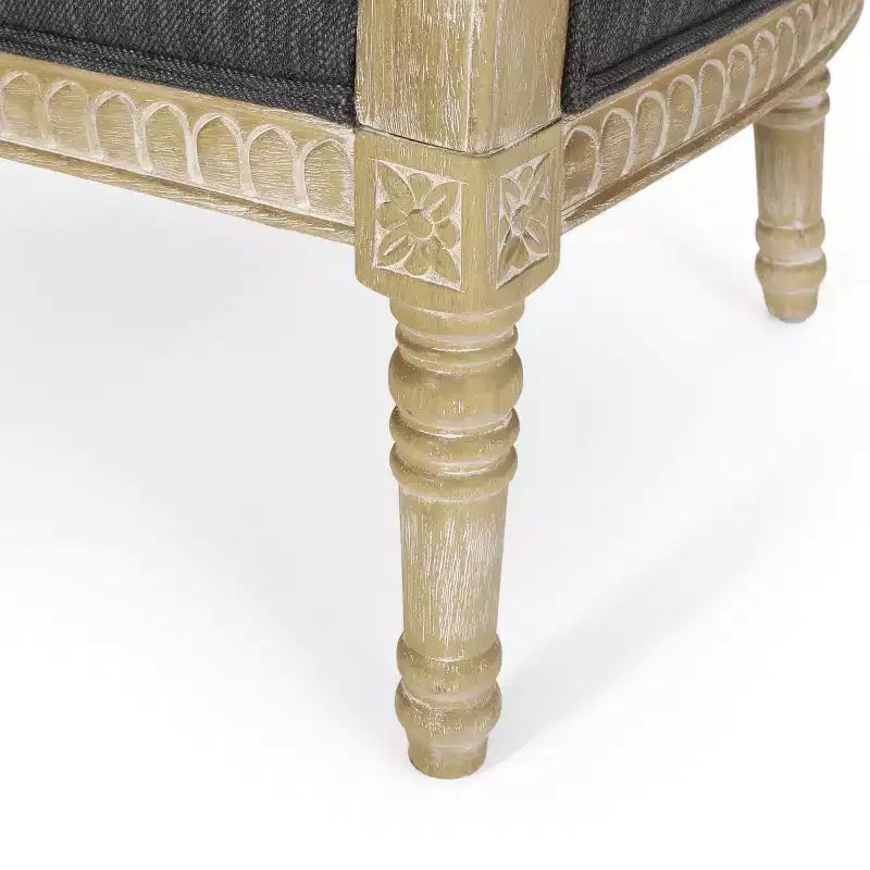 Fauteuil club en tissu tapissé de style campagnard français Christopher Knight Home Tamarisk