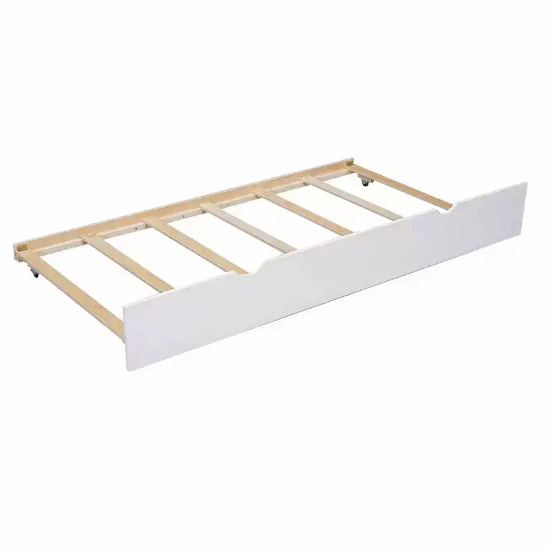 Lits superposés jumeaux sur grand format avec lit gigogne, cadre de lit superposé en bois massif pour enfants, adolescents et adultes, convertibles en 2 lits