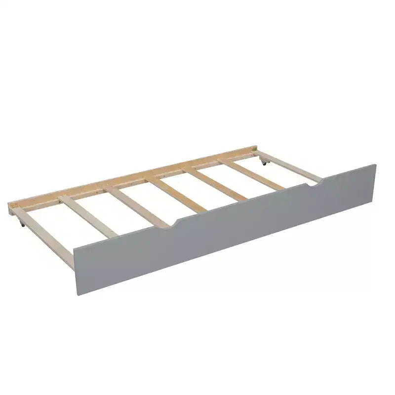 Lits superposés jumeaux sur grand format avec lit gigogne, cadre de lit superposé en bois massif pour enfants, adolescents et adultes, convertibles en 2 lits