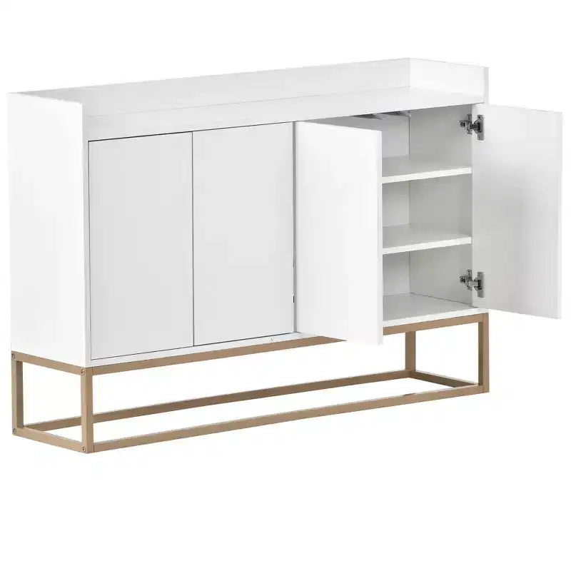 Hostack Buffet moderne élégant avec grand espace de rangement pour la salle à manger, l'entrée