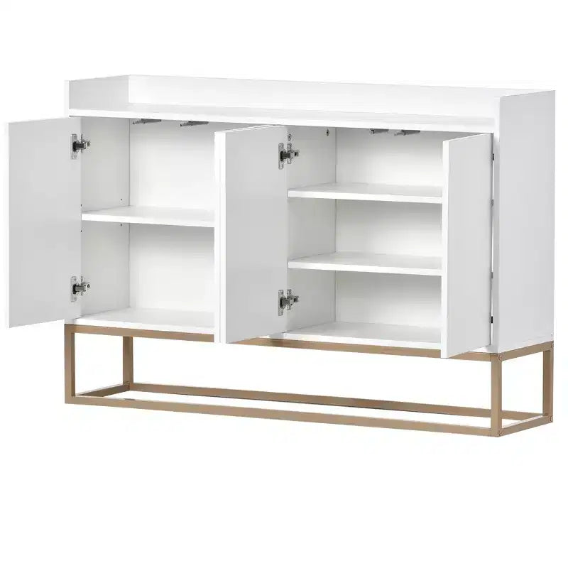 Hostack Buffet moderne élégant avec grand espace de rangement pour la salle à manger, l'entrée