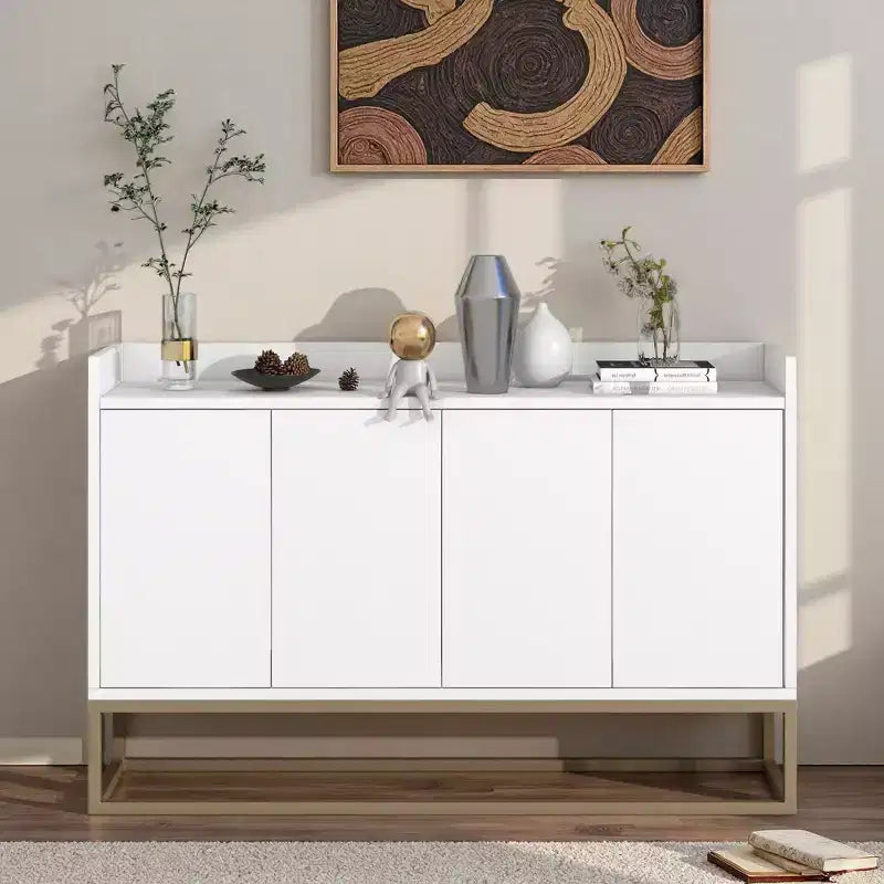 Hostack Buffet moderne élégant avec grand espace de rangement pour la salle à manger, l'entrée