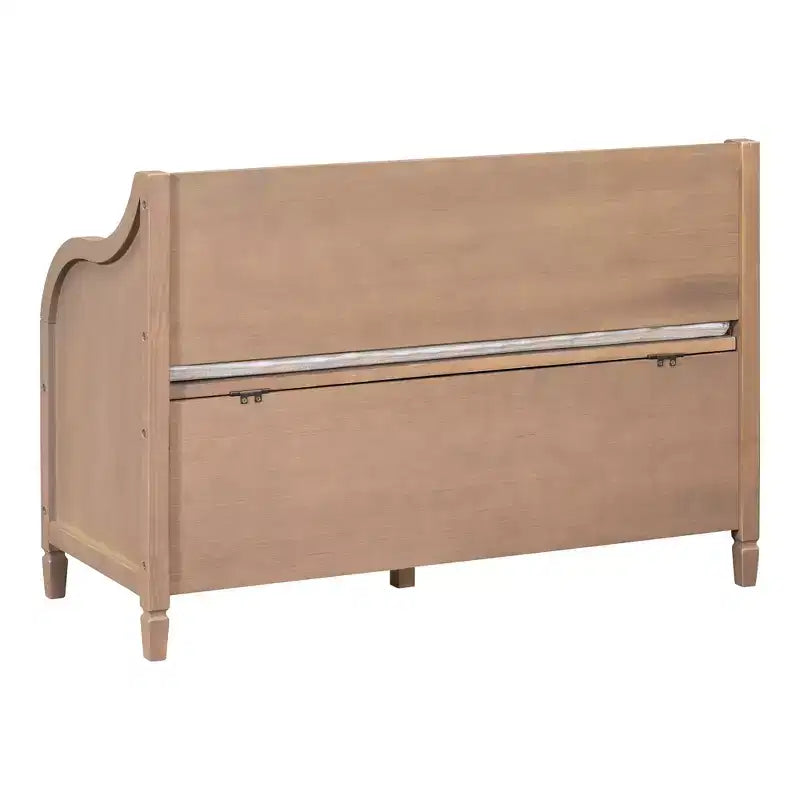 GDFStudio Fanny Banc de Rangement Multifonctionnel pour Entrée avec Siège Rembourré et Charnière de Sécurité