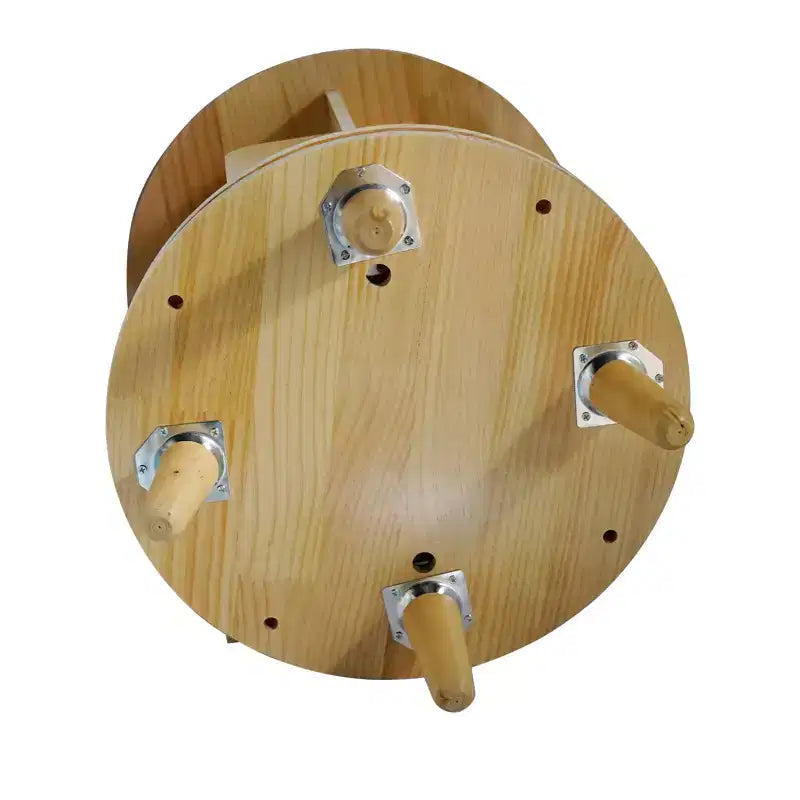Étagère à livres rotative à 360° en pin Slickblue, étagère ronde autoportante à 1/3/4 niveaux pour livres, jouets et décoration