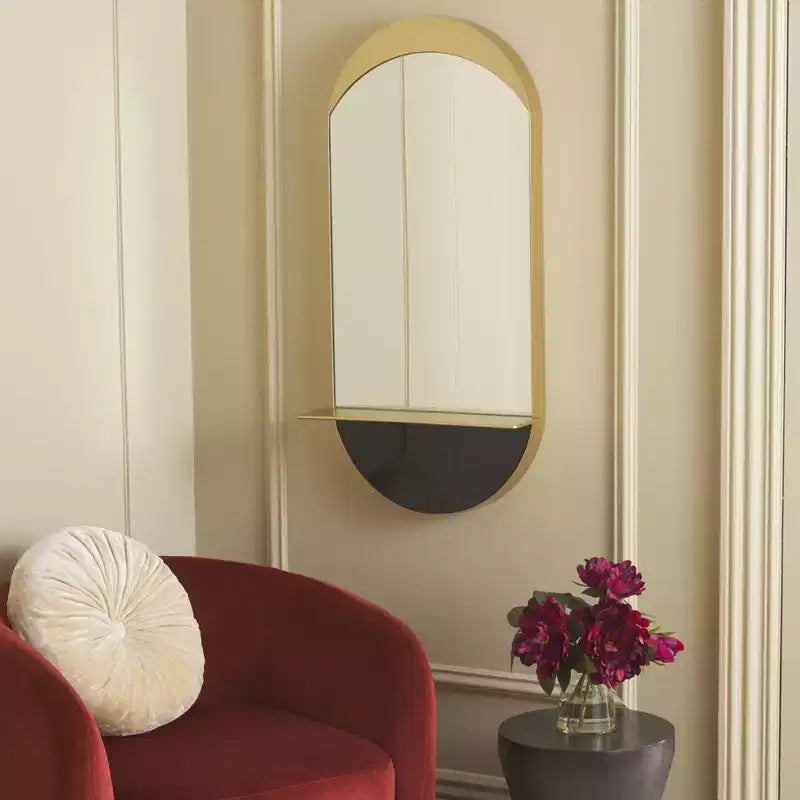 Miroir Wessley - 18.25 x 36 - MRR8010 - Doré - Safavieh