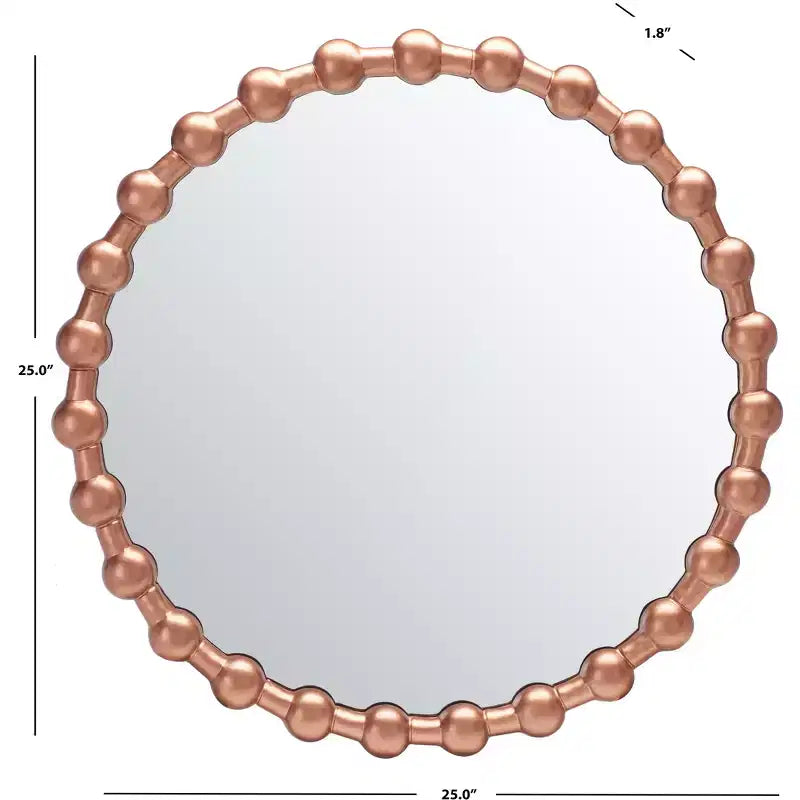 Miroir Pallas - 25 x 25 - MRR3053 - Cuivre - Safavieh