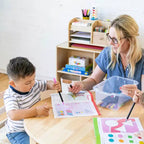 Meuble de rangement mobile ECR4Kids à 12 casiers et 15 bacs Scoop Front, 3x4, mobilier pour enfants