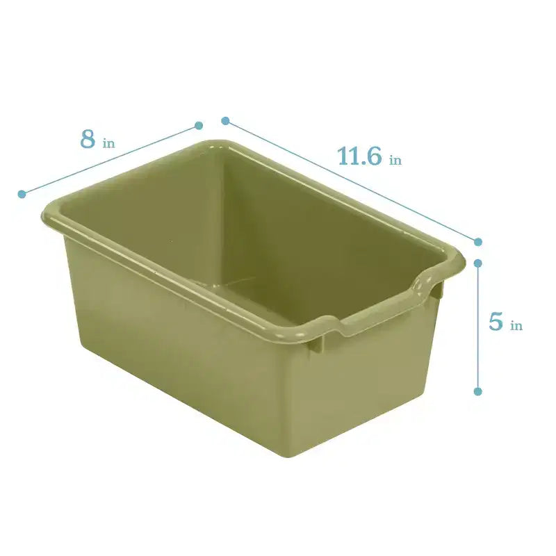 Meuble de rangement mobile ECR4Kids à 12 casiers et 15 bacs Scoop Front, 3x4, mobilier pour enfants