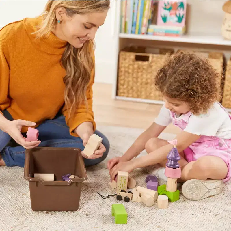 Meuble de rangement 15 casiers ECR4Kids Streamline avec 15 bacs à façade ouverte, 5x3, mobilier pour enfants