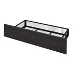 Lits superposés en métal Full XL sur Queen avec 2 tiroirs, cadre de lit superposé robuste pour enfants, adolescents et adultes