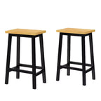 Ensemble îlot de cuisine 48 avec 2 tabourets de bar, abattant, prise de courant, 2 tiroirs, rangement avec porte, 5 étagères latérales, chariot de cuisine roulant