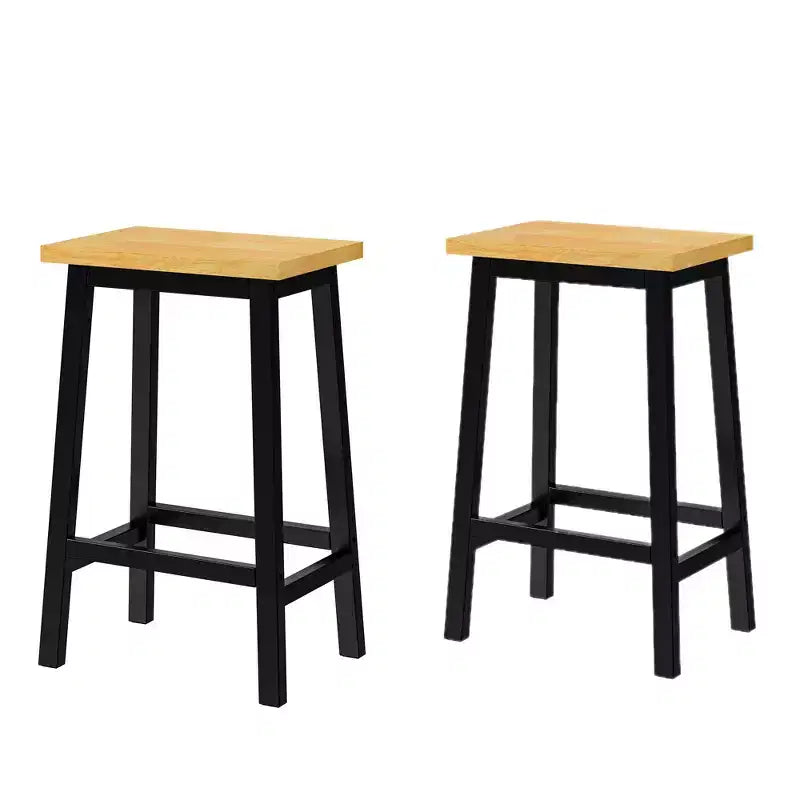 Ensemble îlot de cuisine 48 avec 2 tabourets de bar, abattant, prise de courant, 2 tiroirs, rangement avec porte, 5 étagères latérales, chariot de cuisine roulant