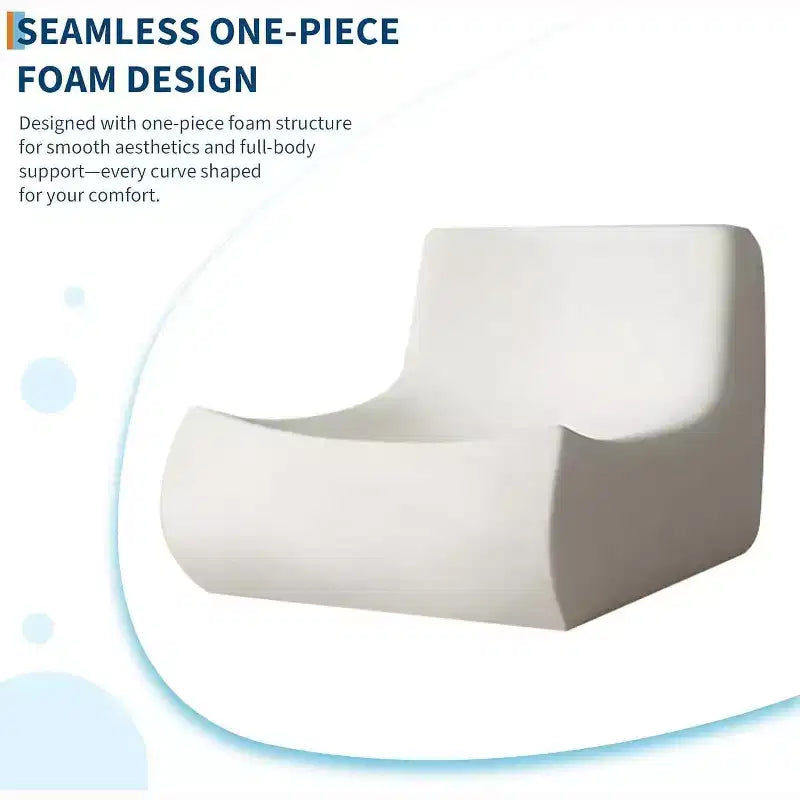 Fauteuil poire Acekool pour adultes, canapé simple en mousse à mémoire de forme, tissu effet daim, chaise de sol moderne et confortable pour salon et chambre à coucher, vert