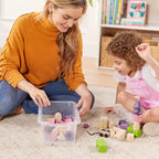Meuble de rangement ECR4Kids Streamline 20 bacs avec 20 bacs à façade ouverte, 4x5, Meuble pour enfants