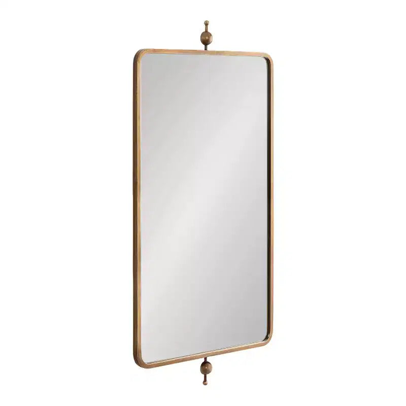 Miroir encadré en métal Kate and Laurel Kasota
