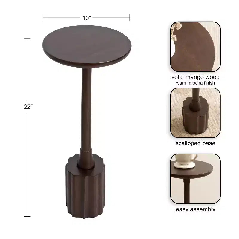 Table basse en bois Nisha de Kate et Laurel