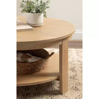 Table basse ronde en MDF Foxford Kate and Laurel