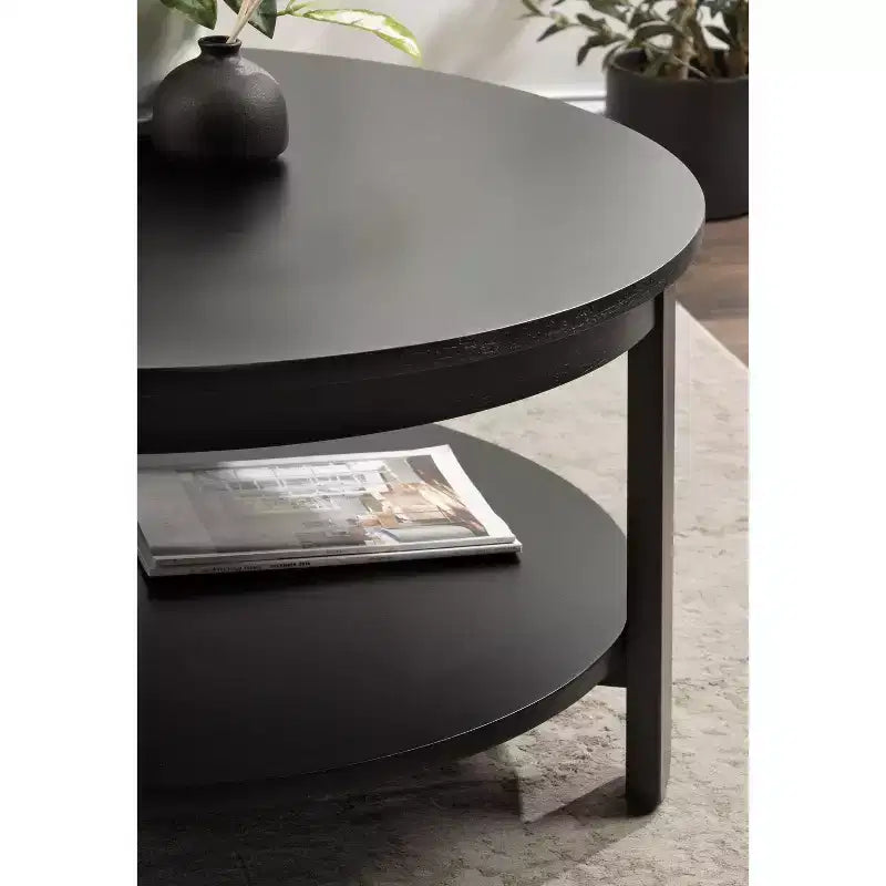 Table basse ronde en MDF Foxford Kate and Laurel