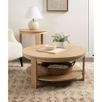 Table basse ronde en MDF Foxford Kate and Laurel