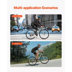 Vélo de route VEVOR, roues de 700C, vélo de course, vélo de route urbain L-TWOO 14 vitesses avec cadre léger en alliage d'aluminium, gris