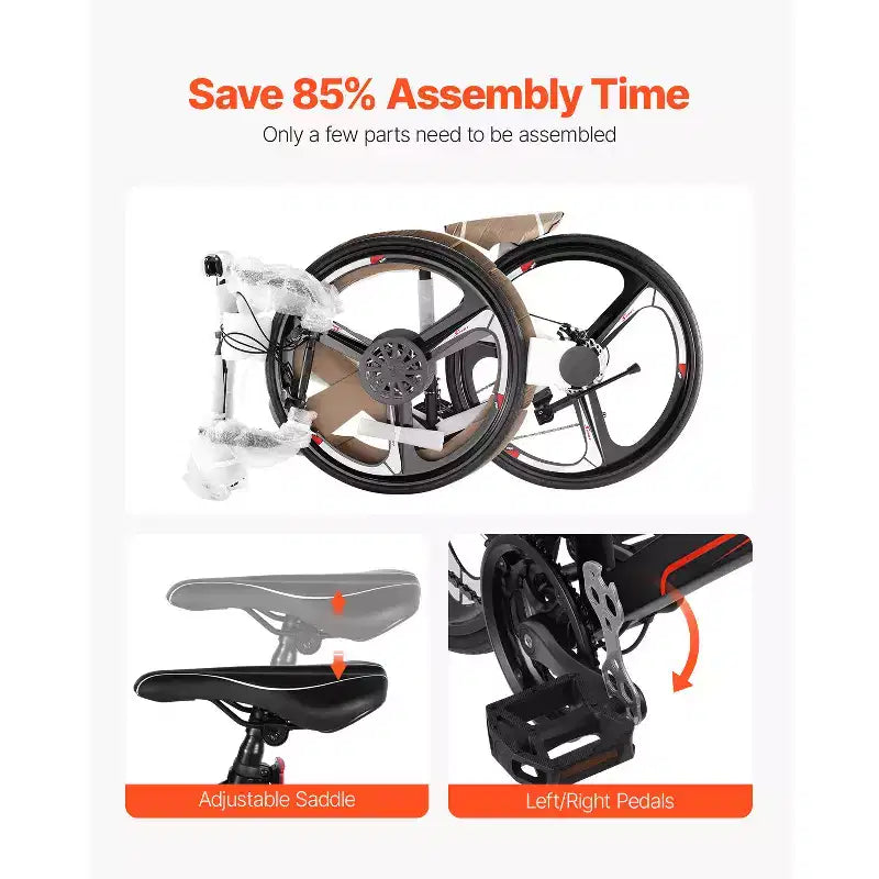 Vélo de route VEVOR, Roues 700C, Vélo de course, Système de transmission SHIMANO 21 vitesses, Vélo de route de ville avec cadre en acier au carbone, Noir